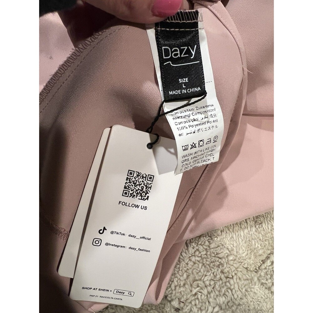 NWT Dazy Blush Color MIDI Dress Size Large - Picture 7 of 7